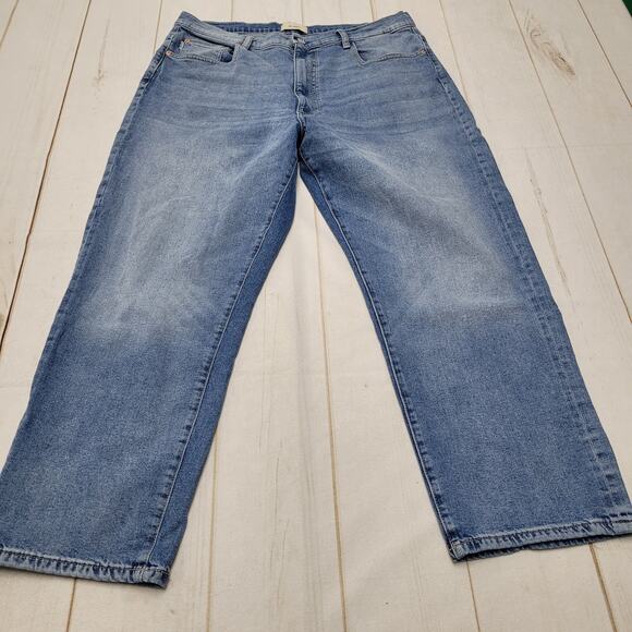 DL1961 Enora Cigarette ultra high rise 27" inseam jeans straight leg relaxed - Picture 1 of 12